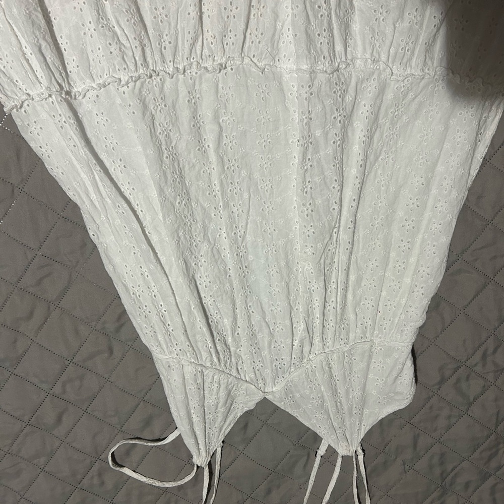 White Eyelet Dress